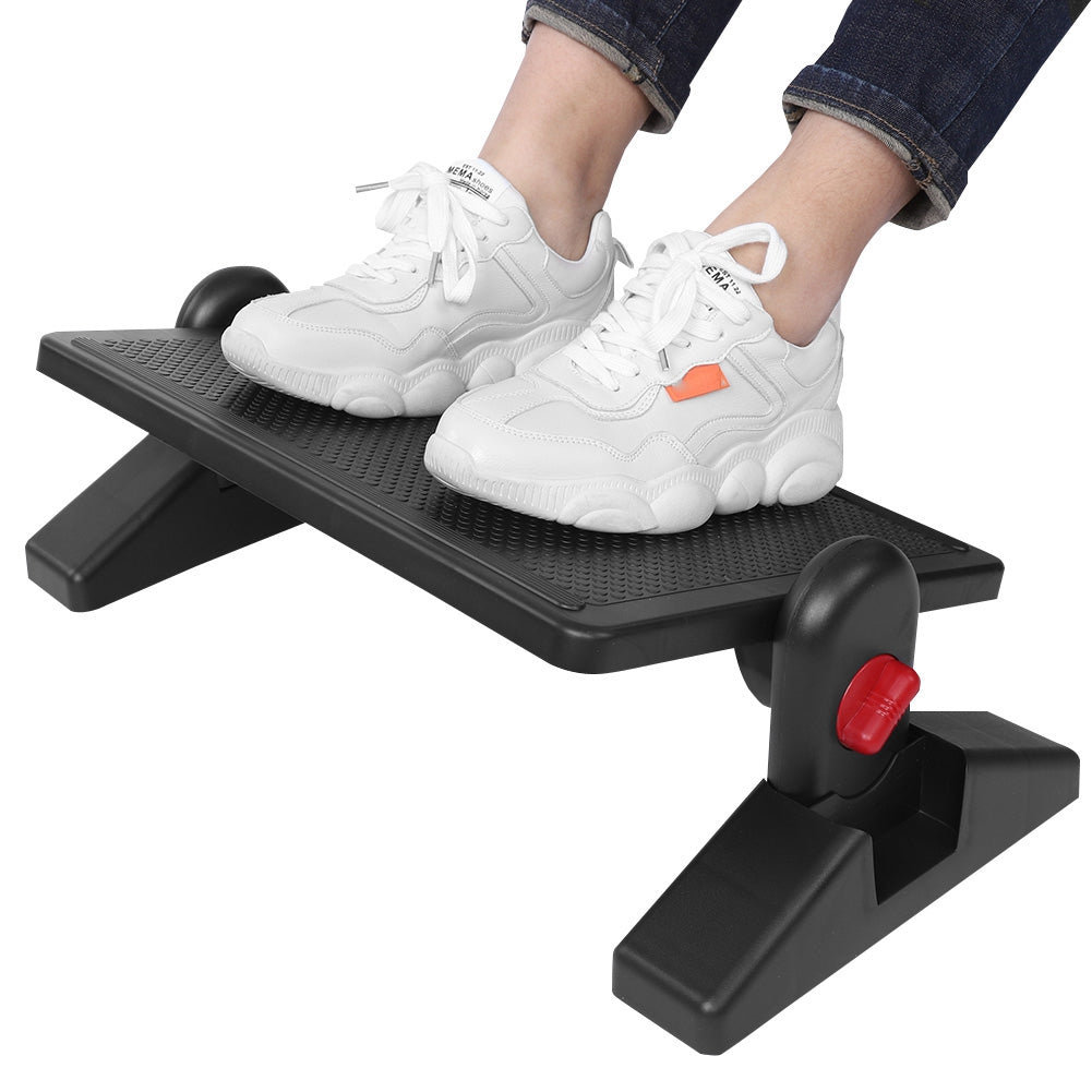 Adjustable Under Desk Office Foot Rest Ergonomic Footstool | Zincera