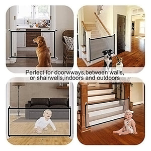 Retractable Stairs Baby Safety Gate | Zincera
