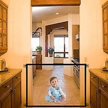 Load image into Gallery viewer, Retractable Stairs Baby Safety Gate | Zincera