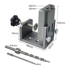 Load image into Gallery viewer, Pocket Hole Screw Joinery Drill Guide Kit | Zincera