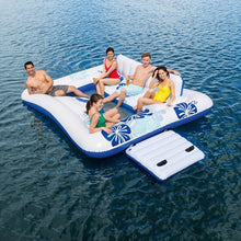 Load image into Gallery viewer, Large Inflatable Party Floating 6 People Island | Zincera