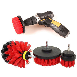 Premium Drill Cleaning Scrub Brush Power Scrubber Attachment Kit | Zincera