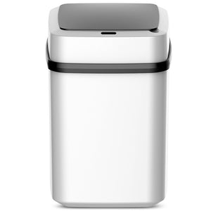 Automatic Motion Sensor Kitchen Trash Can With Lid Touchless | Zincera