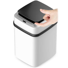 Load image into Gallery viewer, Automatic Motion Sensor Kitchen Trash Can With Lid Touchless | Zincera