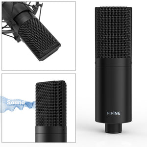 Premium USB Recording Studio Recording Microphone | Zincera