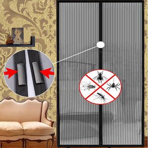 Heavy Duty Magnetic Mesh Screen Doorway Mosquito Net | Zincera