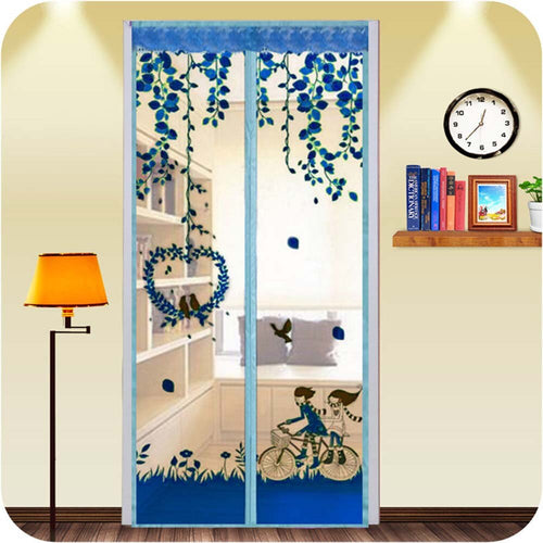 Colorful Magnetic Mesh Screen Doorway Mosquito Net | Zincera