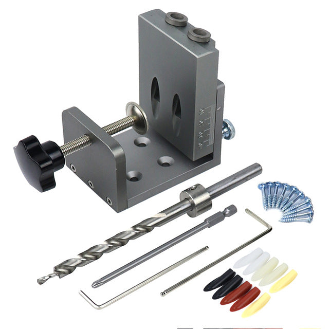 Pocket Hole Screw Joinery Drill Guide Kit | Zincera