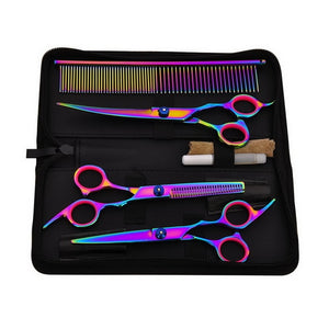 Premium Hair Cutting Scissors And Comb Set | Zincera