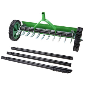 Heavy Duty Manual Lawn Spike Soil Aerator | Zincera