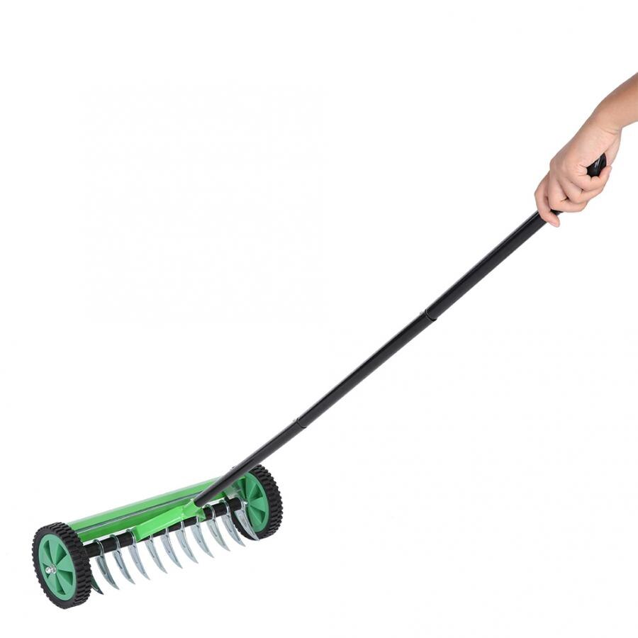 Heavy Duty Manual Lawn Spike Soil Aerator | Zincera