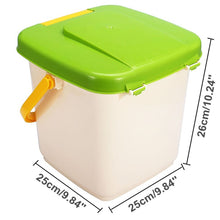 Load image into Gallery viewer, Large Kitchen Countertop Plastic Compost Tumbler Bin 12L | Zincera