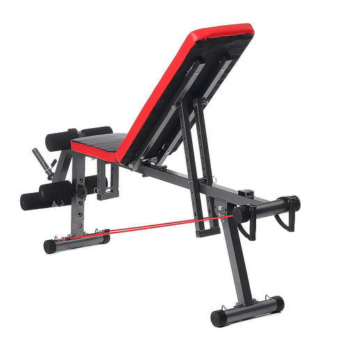 Adjustable Weight Lifting Dumbbell Workout Folding Bench | Zincera