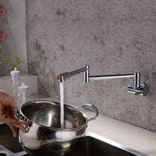 Load image into Gallery viewer, Retractable Kitchen Stove Pot Filler Faucet | Zincera