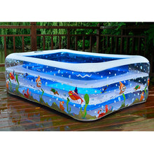 Load image into Gallery viewer, Inflatable Blow Up Above Ground Plastic Swimming Pool | Zincera