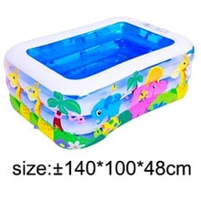 Load image into Gallery viewer, Inflatable Blow Up Above Ground Plastic Swimming Pool | Zincera