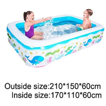 Load image into Gallery viewer, Inflatable Blow Up Above Ground Plastic Swimming Pool | Zincera