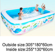 Load image into Gallery viewer, Inflatable Blow Up Above Ground Plastic Swimming Pool | Zincera