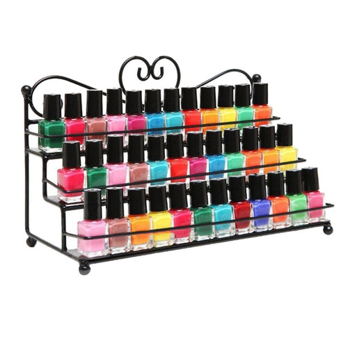Premium Nail Polish Organizer Display Shelf Rack | Zincera