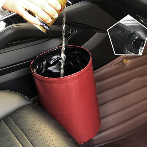 Premium Portable Car Garbage Trash Can | Zincera