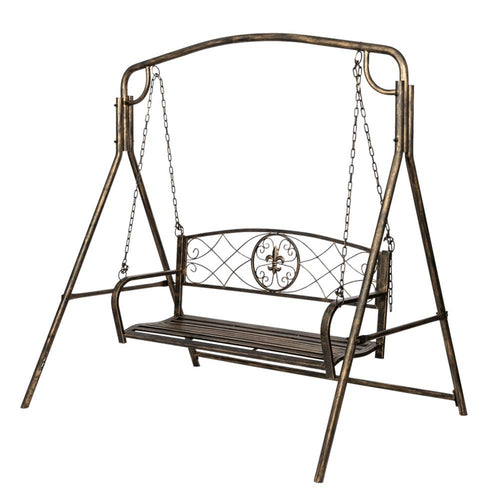 Premium Outdoor Backyard Porch Patio Swing Bench | Zincera
