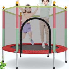 Load image into Gallery viewer, Small Indoor Jump Trampoline With Enclosure For Kids | Zincera