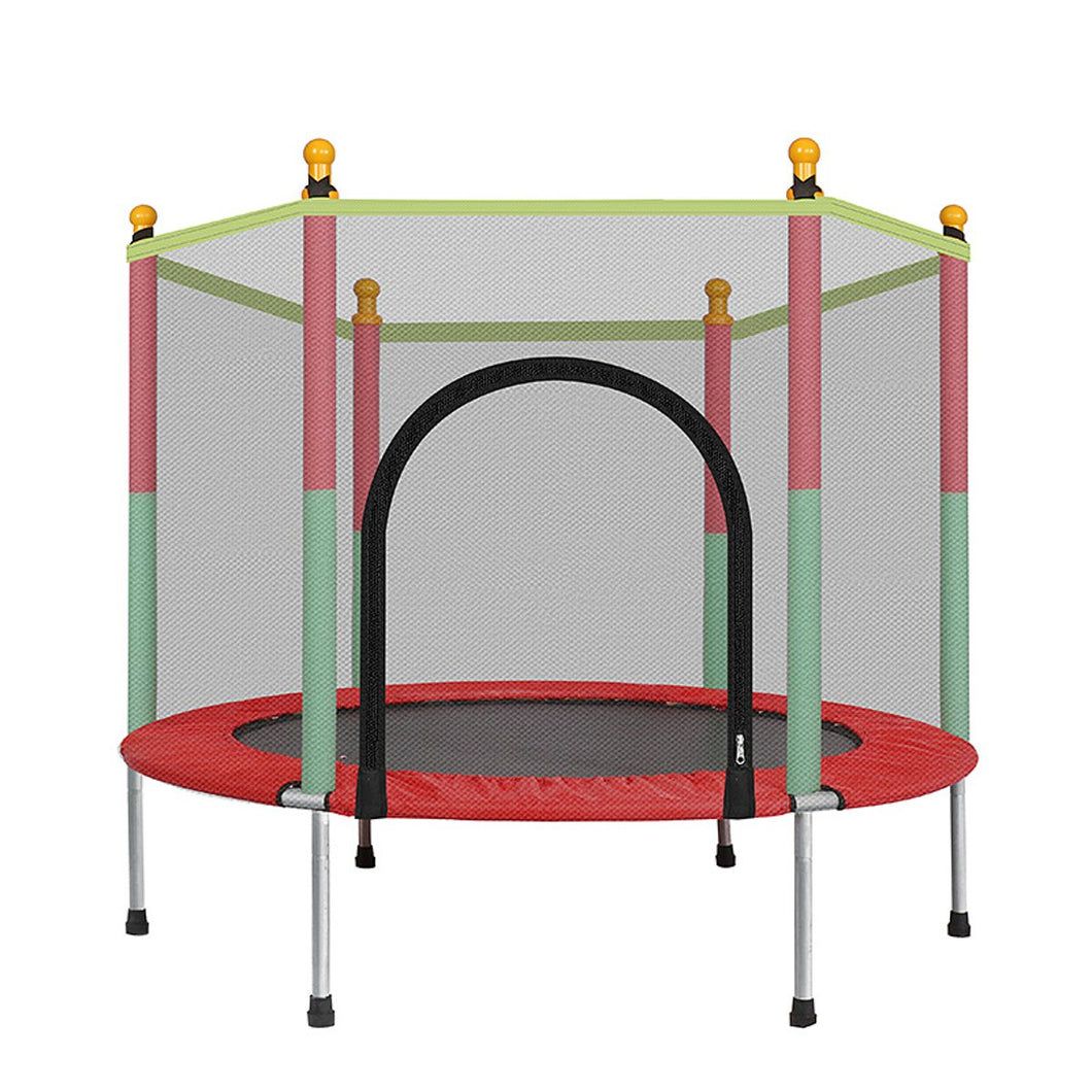 Small Indoor Jump Trampoline With Enclosure For Kids | Zincera