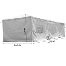 Load image into Gallery viewer, 10&#39; x 30&#39; Portable White Party Canopy Event Tent | Zincera