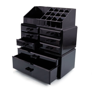 Large Countertop Makeup Storage Drawer Organizer Box | Zincera