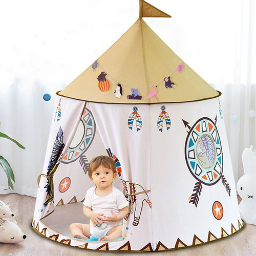 Kids Pop Up Indoor Play Tent Castle House | Zincera