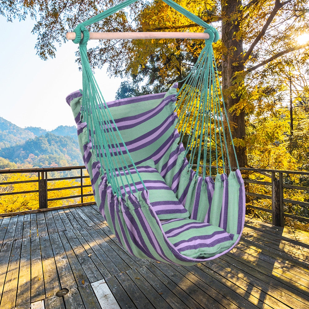 Premium Hanging Hammock Indoor Outdoor Ceiling Swing Chair | Zincera