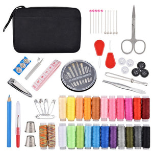 Small Portable Sewing Travel Starter Kit 90 pcs | Zincera