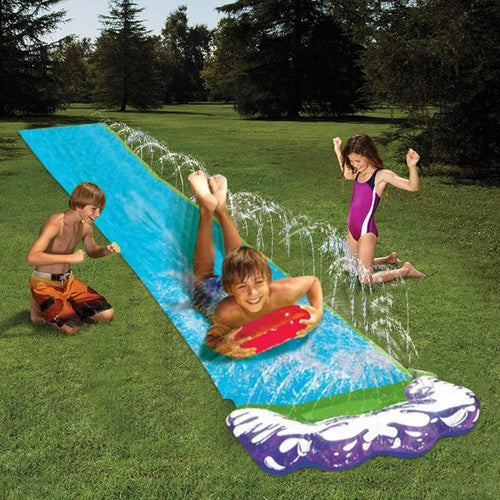 Long Kids Racing Home Water Slide 15' | Zincera