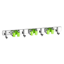 Load image into Gallery viewer, Heavy Duty Broom And Mop Holder Storage Rack Hook | Zincera