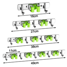 Load image into Gallery viewer, Heavy Duty Broom And Mop Holder Storage Rack Hook | Zincera