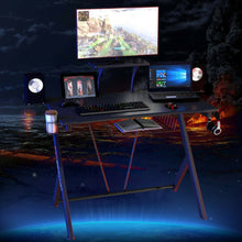 Load image into Gallery viewer, Large Corner Gaming Black Computer Desk 52&quot; | Zincera