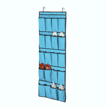Load image into Gallery viewer, Premium 20 Pair Over Door Hanging Shoe Organizer Rack | Zincera