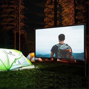 Portable Outdoor Movie Projector Screen 80" | Zincera