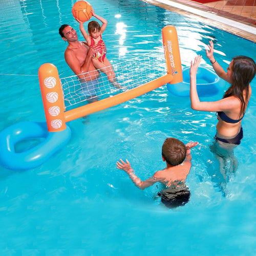 Floating Above Ground Swimming Pool Volleyball Net | Zincera