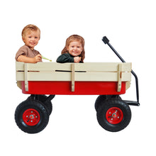 Load image into Gallery viewer, Heavy Duty Outdoor Foldable Kids Red Wagon | Zincera