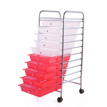 Load image into Gallery viewer, Heavy Duty 10 Drawer Rolling Storage Organizing Cart | Zincera