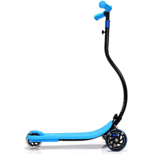 Load image into Gallery viewer, Kids Curved Foldable Riding Kick Scooter