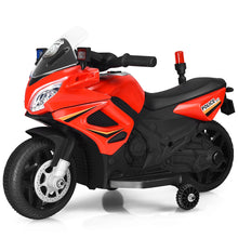 Load image into Gallery viewer, Kids Small Ride On Electric Police Motorcycle Bike