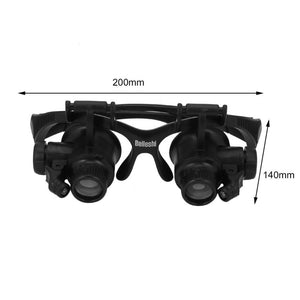 Premium Wearable Lighted Magnifying Eyeglasses | Zincera