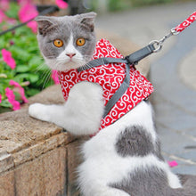 Load image into Gallery viewer, Escape Proof Cat Walking Vest Harness Leash