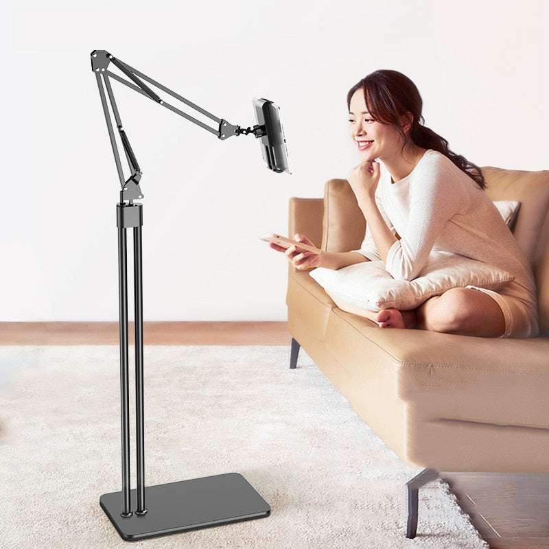 Portable Adjusting iPad/Tablet Holder Floor Stand