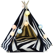Load image into Gallery viewer, Large Pop Up Pet Dog Teepee Bed Tent