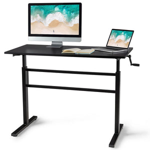 Large Spacious Height Adjustable Standing Computer Desk 47"