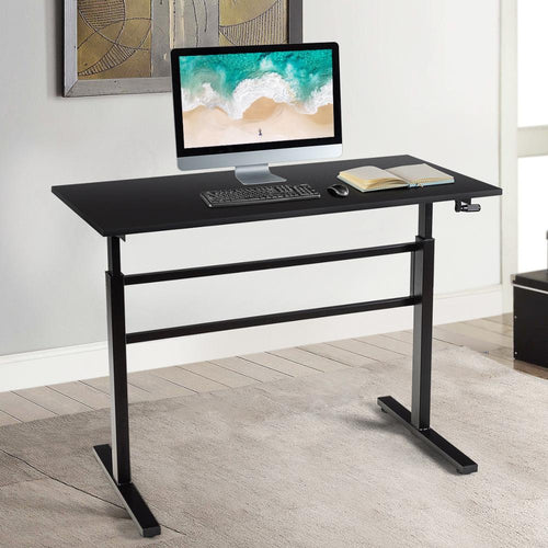 Large Spacious Height Adjustable Standing Computer Desk 47
