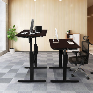 Large Spacious Height Adjustable Standing Computer Desk 47"